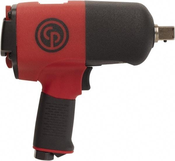 Chicago Pneumatic - 3/4" Drive, 6,500 RPM, 922 Ft/Lb Torque Impact Wrench/Ratchet - Pistol Grip Handle, 1,000 IPM, 38 CFM, 90 psi, 3/8" NPT Inlet - Apex Tool & Supply