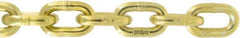 Value Collection - 3/8" Welded Transport Chain - 6,600 Lb Capacity, Grade 70, 75' Long, Yellow Chromate Zinc Finish - Apex Tool & Supply