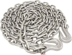 Value Collection - 3/8" Welded Tie Down Chain - 5,400 Lb Capacity, Grade 43, Self-Colored Finish - Apex Tool & Supply