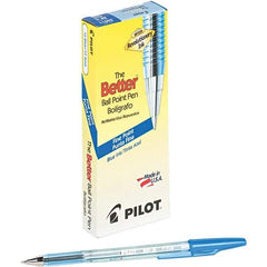 Pilot - Conical Ball Point Pen - Blue - Apex Tool & Supply