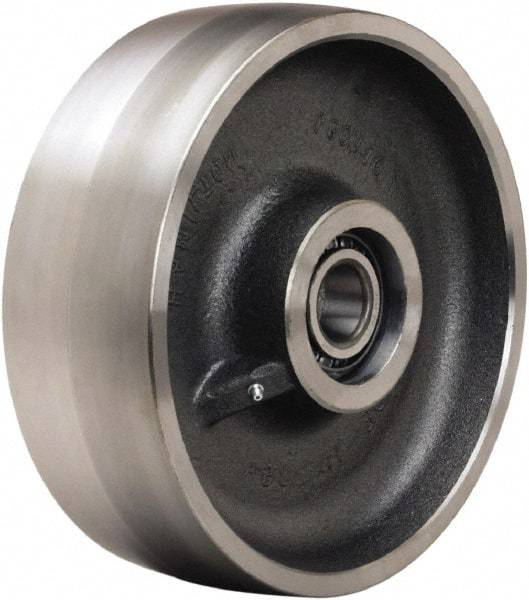 Hamilton - 10 Inch Diameter x 3 Inch Wide, Forged Steel Caster Wheel - 16,000 Lb. Capacity, 3-1/4 Inch Hub Length, 3/4 Inch Axle Diameter, Precision Ball Bearing - Apex Tool & Supply