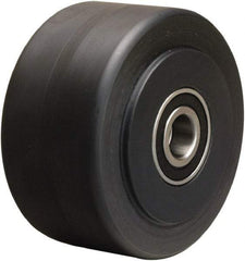 Hamilton - 4 Inch Diameter x 2 Inch Wide, Nylon Caster Wheel - 2,000 Lb. Capacity, 2-1/4 Inch Hub Length, 1/2 Inch Axle Diameter, Precision Ball Bearing - Apex Tool & Supply