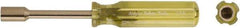 Ampco - 1/2" Solid Shaft Nonsparking Nutdriver - Ergonomic Handle, 7-7/16" OAL - Apex Tool & Supply