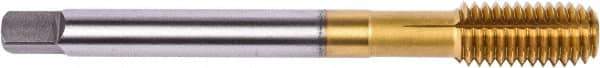 Union Butterfield - 3/4-10 UNC 2B Modified Bottoming Thread Forming Tap - Powdered Metal High Speed Steel, TiN Finish, 4.921" OAL, 1.181" Thread Length, Right Hand Thread, Series 1681AP - Apex Tool & Supply