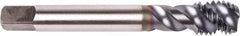 Union Butterfield - 5/8-18 UNF 3 Flute 2B Modified Bottoming Spiral Flute Tap - Powdered Metal, TiCN Finish, 3.937" OAL, Right Hand Flute, Right Hand Thread, Series 1676AP - Apex Tool & Supply