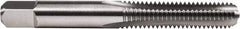 Union Butterfield - 3/8-16 UNC, H3, 4 Flute, Bottoming Chamfer, Bright Finish, Hand STI Tap - 3-3/8" OAL, 1-21/32" Thread Length, 7/16" Square Length, 0.275" Square Size, 3B Class of Fit, Series 1572 - Apex Tool & Supply
