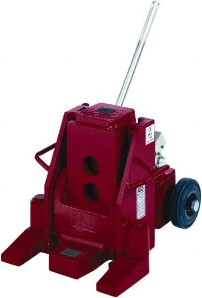 GKS - 20 Ton Capacity Toe Jack - 1.2" to 19.1" High, 6.3" Piston Stroke - Apex Tool & Supply