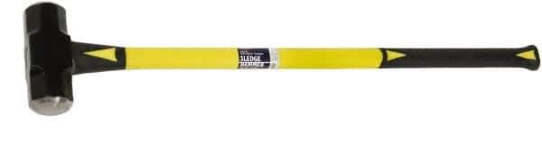Ability One - 10 Lb Head, 48" Long Sledge Hammer - Steel Head, Fiberglass Handle with Grip - Apex Tool & Supply