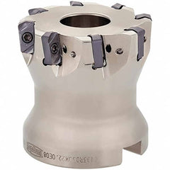 Tungaloy - 2" Cut Diam, 3/4" Arbor Hole, Indexable High-Feed Face Mill - Apex Tool & Supply