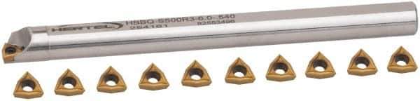 Hertel - 0.54 Inch Min Diam of Smallest Bar, 2 Inch Min Diam of Largest Bar, Steel Indexable Boring Bar Set - 1/2 Inch Shank Diameter - Apex Tool & Supply