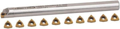Hertel - 0.54 Inch Min Diam of Smallest Bar, 2 Inch Min Diam of Largest Bar, Steel Indexable Boring Bar Set - 1/2 Inch Shank Diameter - Apex Tool & Supply
