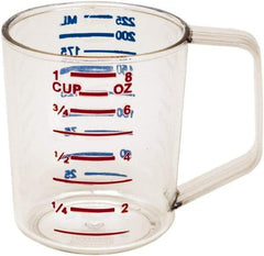 Rubbermaid - 0.25 Quart Polycarbonate Measuring Cup - 25 ml Graduation - Apex Tool & Supply