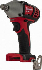 Milwaukee Tool - 1/2" Drive 18 Volt Pistol Grip Cordless Impact Wrench & Ratchet - 0 to 2,200 RPM, 0 to 3,350 BPM, 183 Ft/Lb Torque, Lithium-Ion Batteries Not Included - Apex Tool & Supply