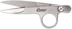 Clauss - 1" Length of Cut, Straight Pattern Thread Snip - 4-1/2" OAL - Apex Tool & Supply