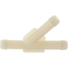 Value Collection - Nylon Y Automotive Vacuum Connector - 1/4 x 1/4 x 1/4" Fitting - Apex Tool & Supply