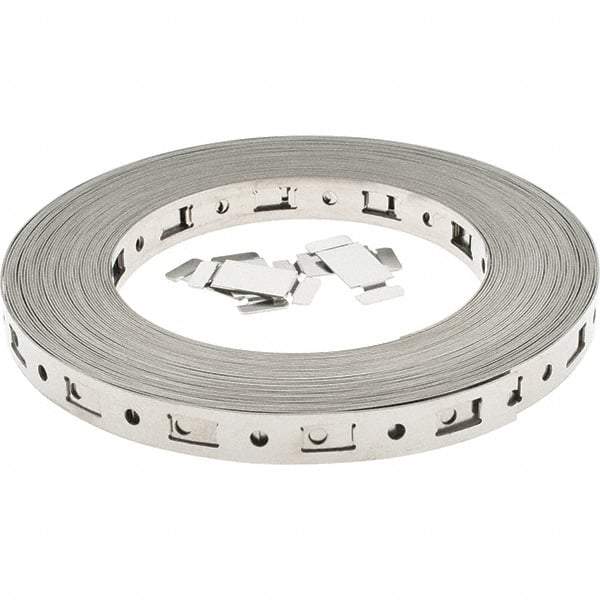 Value Collection - Hose Clamp Kits Contents: 50 Feet of Banding, 5 Splices - Apex Tool & Supply