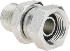 Parker - 3/8-18 Male NPTF Steel Hydraulic Hose Swivel - 6,000 psi, -6 Hose Size, 3/8" Hose Diam - Apex Tool & Supply