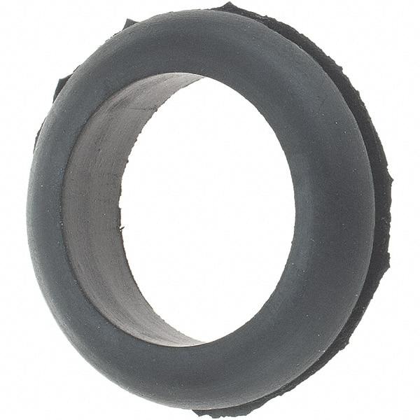 Value Collection - 1-1/8" OD, 1/4" Thick Grommet - Rubber, 15/16" Slot Diam x 1/16" Slot Width - Apex Tool & Supply