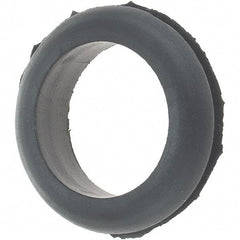 Value Collection - 1-1/8" OD, 1/4" Thick Grommet - Rubber, 15/16" Slot Diam x 1/16" Slot Width - Apex Tool & Supply
