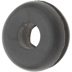 Value Collection - 13/16" OD, 5/16" Thick Grommet - Rubber, 9/16" Slot Diam x 1/16" Slot Width - Apex Tool & Supply