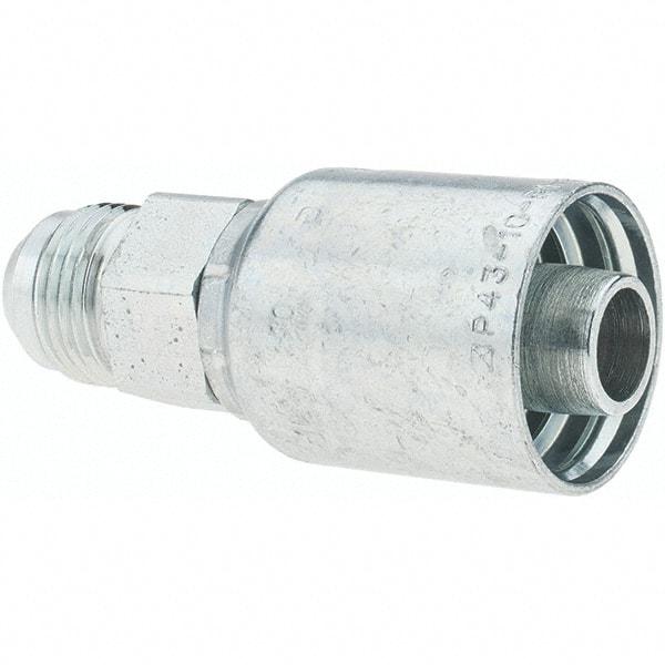 Parker - 5/8 Thread Hydraulic Hose Fitting - -10 Hose Size, 5/8" Hose Diam - Apex Tool & Supply