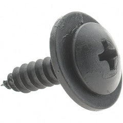 Made in USA - M4.8 Truss Head Phillips Sheet Metal Screw - 19" Long - Apex Tool & Supply
