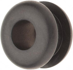 Value Collection - 7/8" OD, 1/2" Thick Grommet - Rubber, 5/8" Slot Diam x 1/4" Slot Width - Apex Tool & Supply
