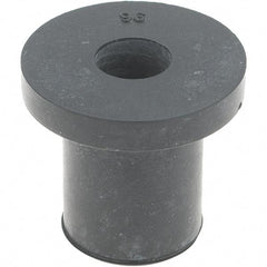 Value Collection - 3/8-16, 1-1/4" Diam Flange, Rubber Insulated Rivet Nut - Neoprene, 7/8" Long - Apex Tool & Supply