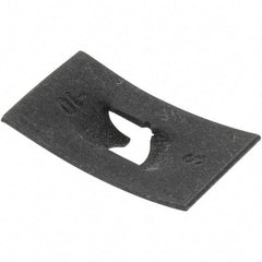 Made in USA - #10 Screw Size, 3/4" Long x 1/2" Wide, Speed Nuts - For Nonthreaded Fasteners - Apex Tool & Supply