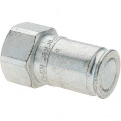 Parker - 3/8-18 NPSF Steel Hydraulic Hose Coupler - 2,500 psi, -6 Hose Size, 3/8" Hose Diam - Apex Tool & Supply
