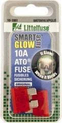 Value Collection - 10 Amp, Automotive Fuse - 3/4" Long, Red, Littlefuse ATO010 - Apex Tool & Supply