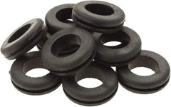 Value Collection - 1-3/32" OD, Grommet - Rubber, 27/32" Slot Diam x 1/16" Slot Width - Apex Tool & Supply