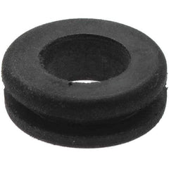 Value Collection - 5/8" OD, Grommet - Rubber, 13/32" Slot Diam x 1/16" Slot Width - Apex Tool & Supply