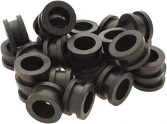 Value Collection - 11/16" OD, Grommet - Rubber, 17/32" Slot Diam x 3/16" Slot Width - Apex Tool & Supply