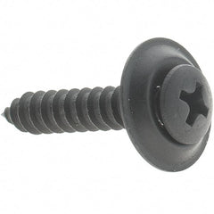 Value Collection - #10 Sems Oval Head Phillips Sheet Metal Screw - 1" Long - Apex Tool & Supply
