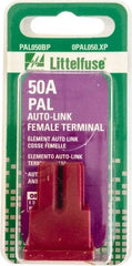 Value Collection - 50 Amp, Automotive Fuse - Red, Littlefuse PAL050 - Apex Tool & Supply