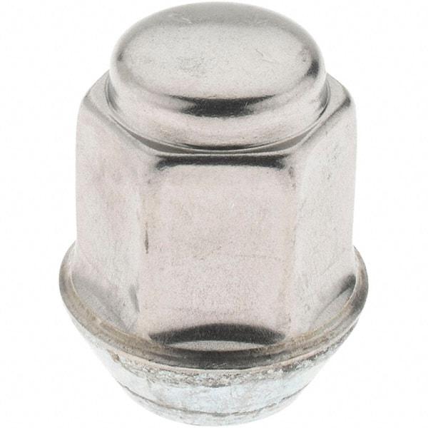 Value Collection - M12-1.5 Wheel Nut - 19mm Hex, 30mm Overall Length - Apex Tool & Supply