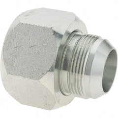 Parker - 1-1/2" Tube OD, 37° Steel Flared Tube Reducer - 1-1/2 x 1-1/4 Flare x Flare Ends - Apex Tool & Supply