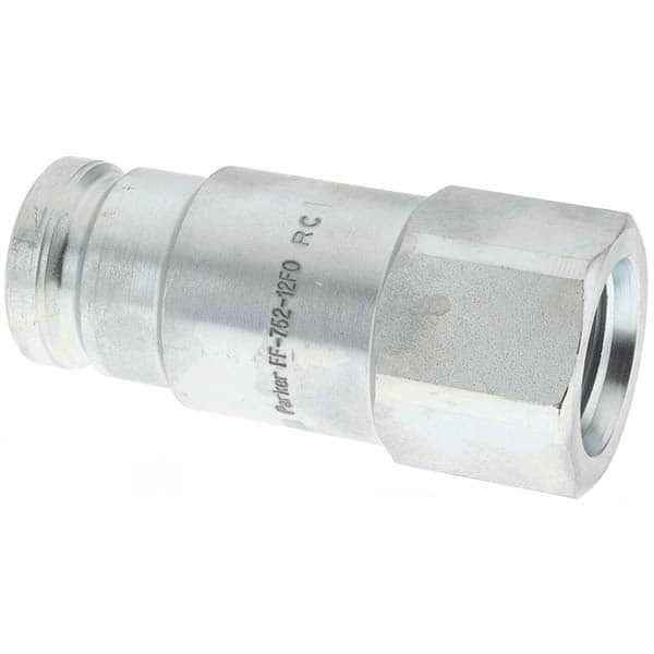 Parker - Hydraulic Hose Fittings & Couplings Type: Female Straight Thread Nipple Hose Size: 3/4 - Apex Tool & Supply