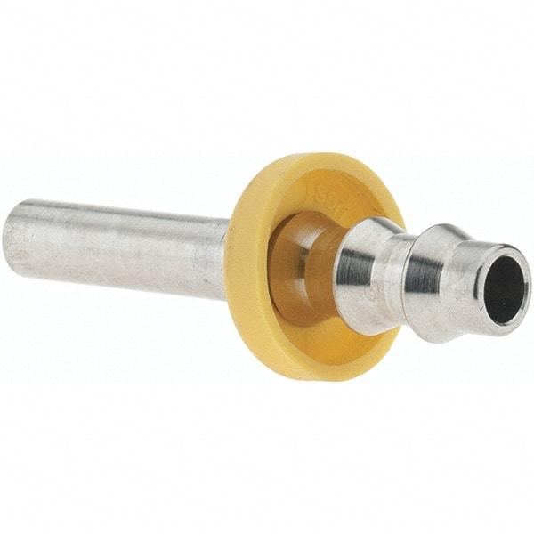 Parker - 1/4" ID Barbed Push On Male Fitting - Stainless Steel - Apex Tool & Supply