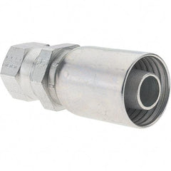 Parker - 7/8-14 Female JIC Steel Hydraulic Hose Female JIC 37° Swivel & Straight Fitting - -10 Hose Size, 5/8" Hose Diam - Apex Tool & Supply
