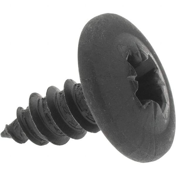 Made in USA - M4.2 Round Head Phillips Pozidriv Sheet Metal Screw - 10" Long - Apex Tool & Supply