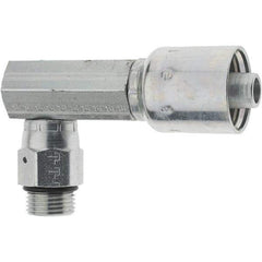 Parker - 1/2 Thread Hydraulic Hose Fitting - -8 Hose Size, 1/2" Hose Diam - Apex Tool & Supply