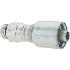 Parker - 1/2 Thread Hydraulic Hose Fitting - -8 Hose Size, 1/2" Hose Diam - Apex Tool & Supply