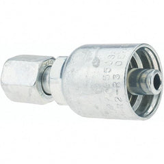 Parker - 9/16-18 Female JIC Hydraulic Hose Female JIC 37° Swivel & Straight Fitting - -6 Hose Size, 3/8" Hose Diam - Apex Tool & Supply