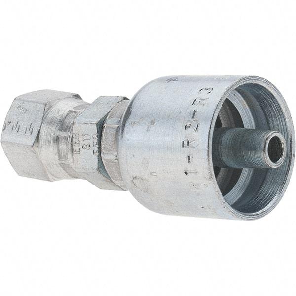 Parker - 1/4 Thread Hydraulic Hose Fitting - -4 Hose Size, 1/4" Hose Diam - Apex Tool & Supply
