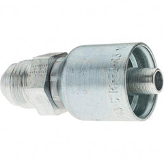 Parker - 3/4-16 Male JIC Hydraulic Hose Male SAE 37° JIC Rigid Fitting - -6 Hose Size, 3/8" Hose Diam - Apex Tool & Supply