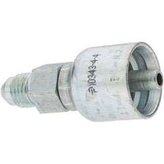 Parker - 1/4 Thread Hydraulic Hose Fitting - -4 Hose Size, 1/4" Hose Diam - Apex Tool & Supply