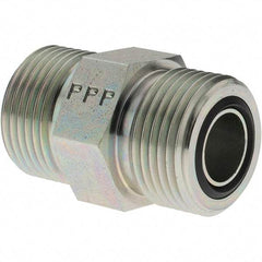 Parker - Seal-Lok Steel Hydraulic Hose Adapter - 6,000 psi, -10 Hose Size, 5/8" Hose Diam - Apex Tool & Supply