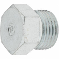 Parker - Seal-Lok Steel Hydraulic Hose Pipe Plug - 9,200 psi, -6 Hose Size, 3/8" Hose Diam - Apex Tool & Supply